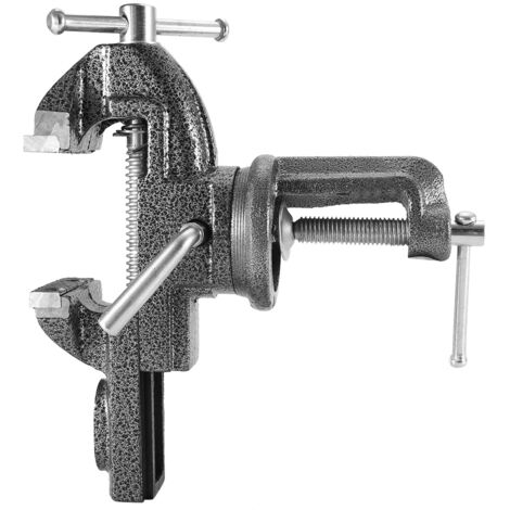 Hochleistungs-Werkstattschraubstock mit integriertem Amboss, flachen Backen und starker Klemmkraft für Werkbänke (70 mm)