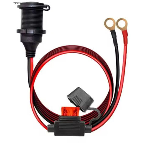 Hochleistungs-Zigarettenanzünderbuchsen, DC-Stecker, wasserdicht, Marinequalität, wasserdicht für Boot, Motorrad, Auto, Kabel unterstützt 12 V/24 V Gleichstrom