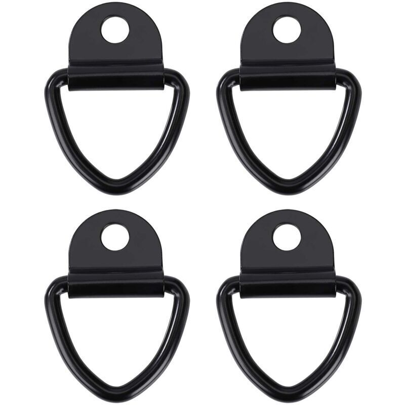 Image of Hochleistungs-Zurrhaken aus Edelstahl mit V-Ring, Ankerring für Anhänger, LKWs und Lagerhallen