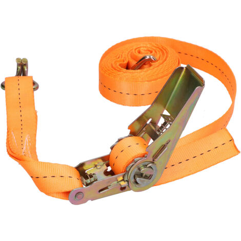 Hochleistungsfähiger Polyester-Spanngurt mit Ratschenmechanismus für Fahrzeuge, LKWs und Gepäck (10 Meter)