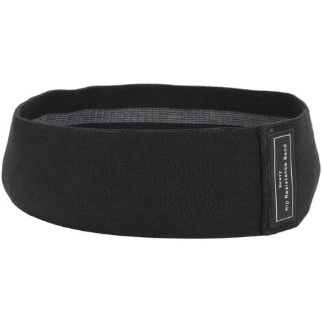 Hochleistungsfähiges elastisches Fitnessband – rutschfestes Übungsband für Dehnungs- und Krafttraining (Schwarz)