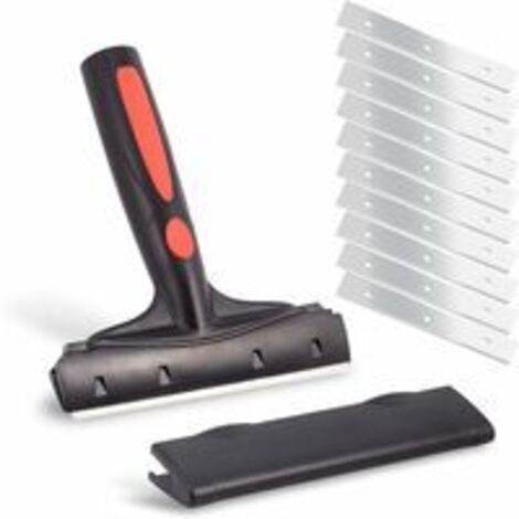 Hochleistungsschaber, Premium-Tapetenschaber mit 10 Klingen, Bodenschaber, Boden-/Kleber-/Gicht-/Tapetenschaber