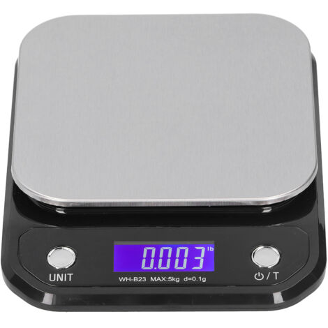 Hochpräzise digitale Küchenwaage 5 kg/0,1 g - Tragbare elektronische Lebensmittelwaage
