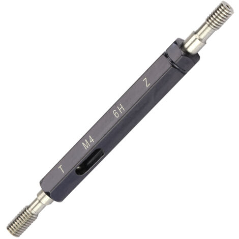 Hochpräzise Gewindelehre aus Stahl, metrisch, M4 x 0,7, zur manuellen Prüfung