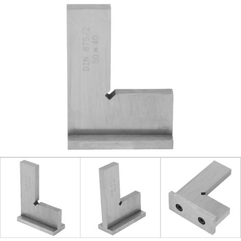 Hochpräziser 90°-Winkelmesser aus Kohlenstoffstahl mit Halterungen für Ingenieure
