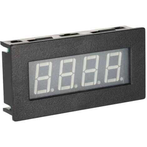 Hochpräziser digitaler Drehzahlmesser (0,56 Zoll) mit 4 LEDs für Automotoren, misst die Drehzahl in U/min, 5–9999 U/min, 8–15 V Gleichstrom