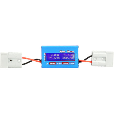 Hochpräziser Gleichstrom-Leistungsanalysator 0–100 A 0–60 V – Misst Watt, Volt, Ampere und Energie
