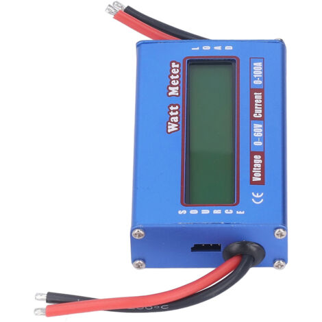 Hochpräziser RC-Leistungsanalysator – Volt-Ampere-Watt-Tester mit LCD-Bildschirm für Batterien und Solarsysteme