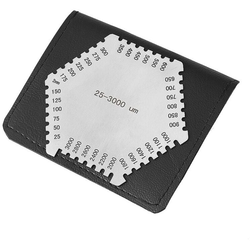 Image of Hochpräziser Nassfilmkamm aus Edelstahl, Dickenmessgerät 25-3000 um