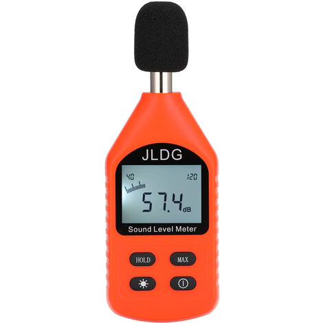 Digitaler Schallpegelmesser Digitaler Geräuschpegelmesser LCD-Schallpegelmesser 30-130 dB Geräuschvolumen-Messgerät Dezibel-Überwachungs-Tester SMART SENSOR AS834 