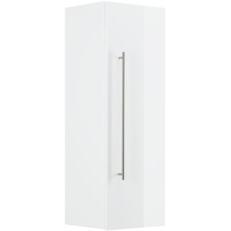 Hochschrank 100 cm weiss hochglanz