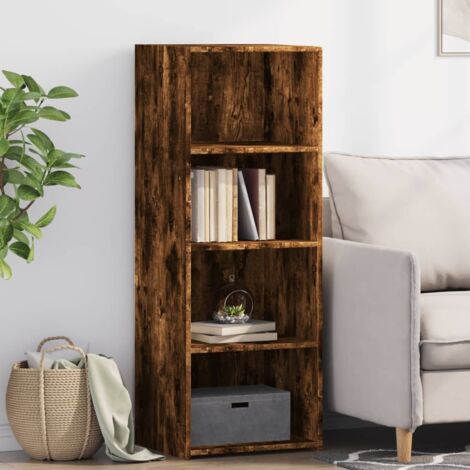 Hochschrank aus geräuchertem Eichenholz 45x41x124 cm aus Holzwerkstoff