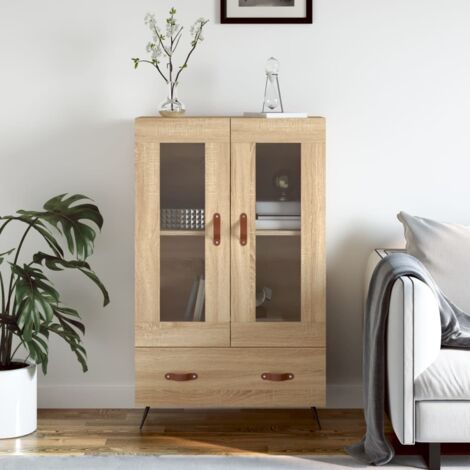 Hochschrank Sonoma-Eiche 69,5x31x115 cm aus Holzwerkstoff