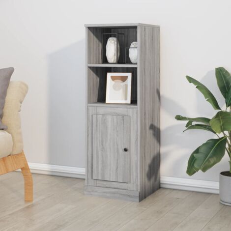 Hochschrank Sonoma Grau 36x35,5x103,5 cm aus Spanplatte