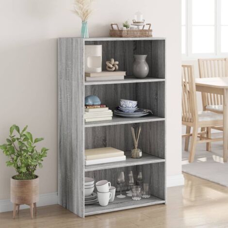 Hochschrank Sonoma Grau 70x41x124 cm Ingenieurholz