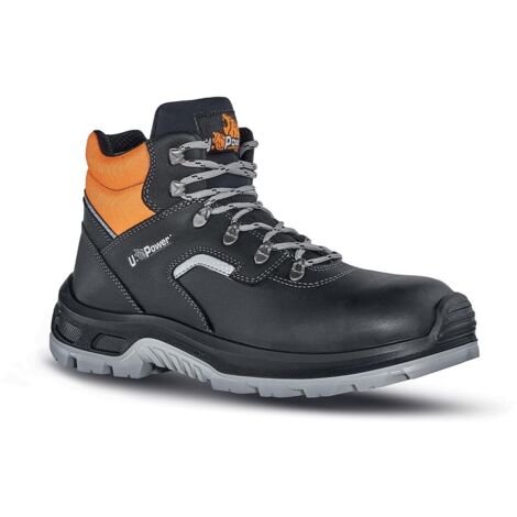 Hochsichere Sicherheitsschuhe ASCEND S3 SRC - Schwarz/Orange 38