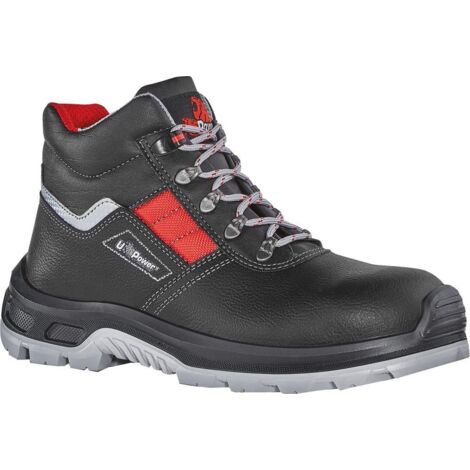 Hochsichere Sicherheitsschuhe DEVASTATE RS S3 SRC - Schwarz/Rot 36
