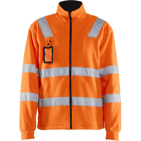 Hochsichtbare Polar-Arbeitsjacke 4833 - Neonorange 4XL