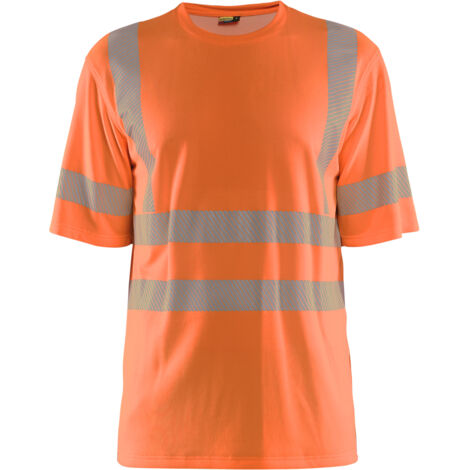 Hochsichtbares Arbeitst-Shirt 3522 - Orange XS