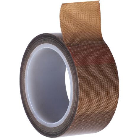 Hochtemperatur-PTFE-Band für Vakuummaschinen, klebend und isolierend, 0,13 mm x 19 mm x 10 m Rolle
