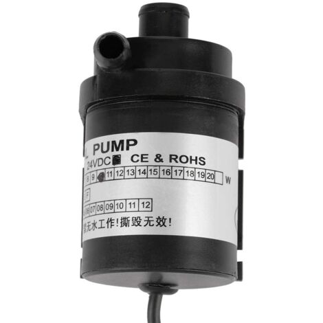 Hochtemperaturbeständig Schwarz Hochtemperaturbeständig, stromabriebfest, 24 V 10 W, bürstenloser DC-Mikrowasserschutz