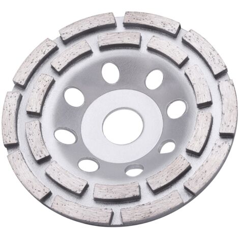 Hochwertige Standard-Diamantschleifscheibe - 125 mm x 22,2 mm - Für Beton, Gips, Granit, Harz, Fliesenkleber, Naturstein usw.