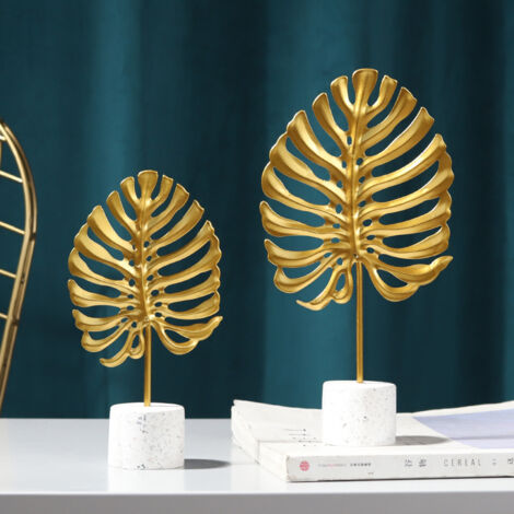 Hochwertige Tischdekoration mit Monstera-Blatt aus Metall im minimalistischen Stil (1 Stück) – Langlebige Verarbeitung – Zeitgenössische Eleganz – Einzigartiges nordisches Design