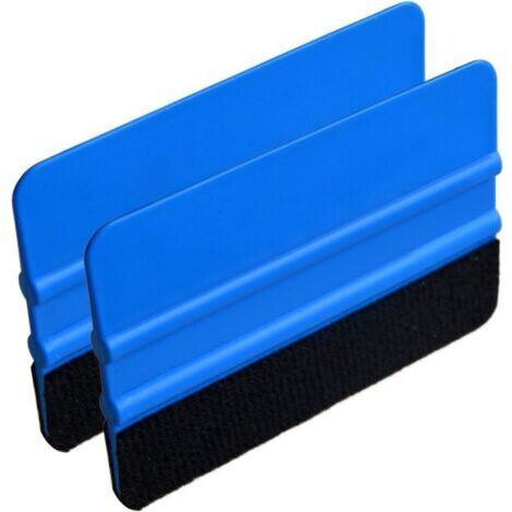 Hochwertiger 4-Zoll Vinyl-Raclette aus langlebigem Vinyl mit schwarzem Filzrand – Professionelles, anti-kratzendes Reinigungswerkzeug für Fenster und selbstklebende Vinylfolien
