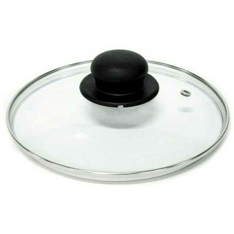 Hochwertiger Glasdeckel, Größe 32 cm, Marke Rivado
