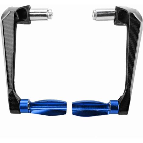 Hochwertiger Lenkerschutz und Bremshebelschutz aus Aluminiumlegierung für Motorräder, Elektroautos und ATVs, Blau