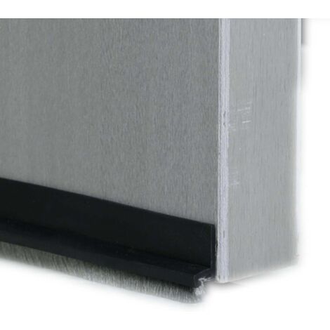 Hochwertiger Türstopper für die Unterseite der Tür, 1 Stück pro Packung, 5 cm breit x 99 cm lang (schwarz)