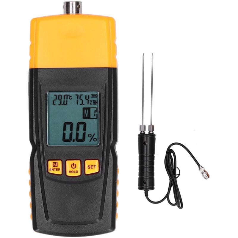 Image of Hochwertiges Holzfeuchtemessgerät, multifunktionales Nadel-Holzfeuchtemessgerät
