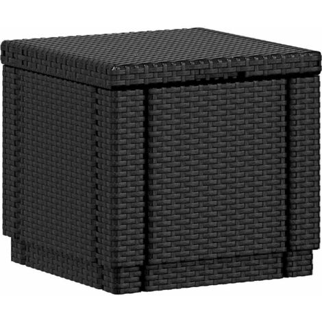 ALLIBERT Hocker mit Stauraum Cube Graphitgrau 213816 Keter