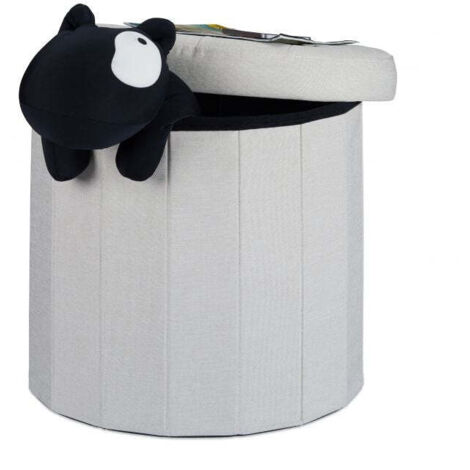 Hocker mit stauraum groe l rund 883116