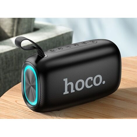 Hoco hc25 radiant altoparlante portatile blutooth/ fm/ tf card/ memoria usb/ aux 2 x 10 w nero