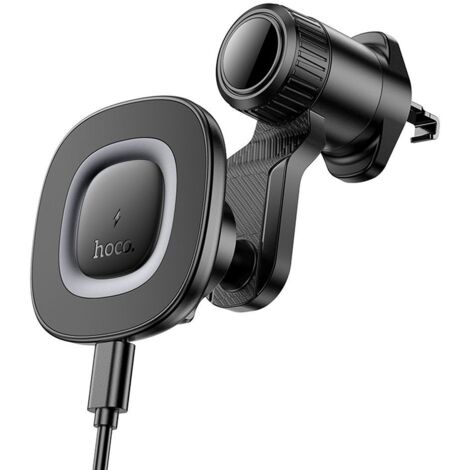 Hoco HW30 15W induktive Autotelefonhalterung für Kühlergrill schwarz