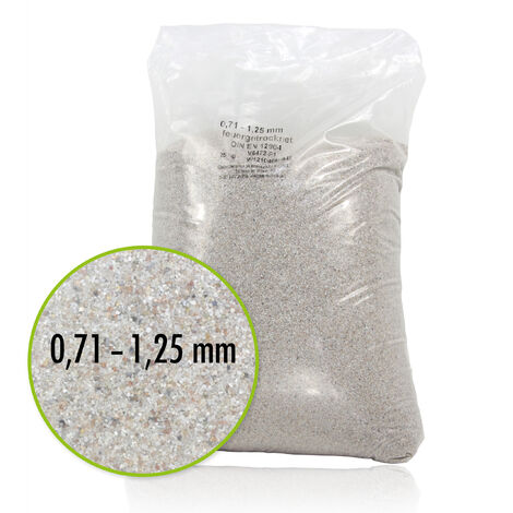 QUARZWERKE GMBH Höfer Chemie 0,7-1,25mm Sable de quartz 25kg 25 kg (en)