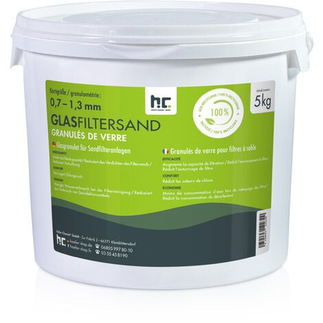 HÖFER CHEMIE GMBH Höfer Chemie 5 kg de granulés de verre 0,7-1,3mm 5 kg (en)