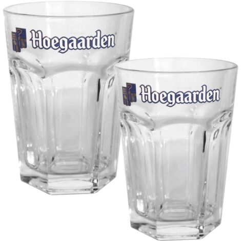 Hoegaarden - Lot de 2 verres demi-pinte 250 ml - CE - Officiels