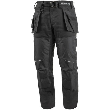 Högert Arbeitshose mit Werkzeugtaschen "Nekar" in Schwarz M