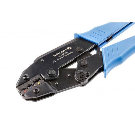 Högert Crimpzange für isolierte Endstücke 0,5 - 6,0 mm²