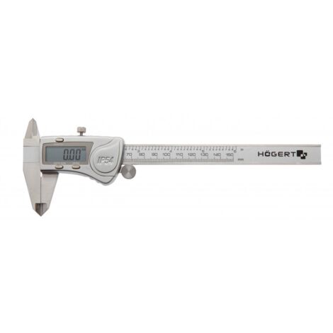 Högert Digitaler Messschieber, Messbereich: 155 mm