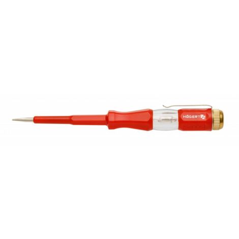 Högert Technik Tester di tensione de 100-250 V, 140 mm, HT1S982