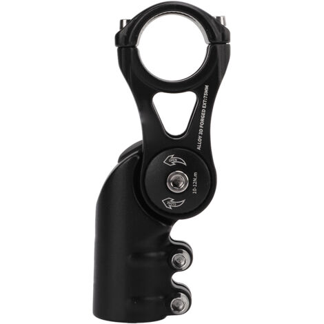 Höhen- und winkelverstellbarer Fahrradvorbau 31,8 x 75 mm für Mountainbikes und Fahrräder