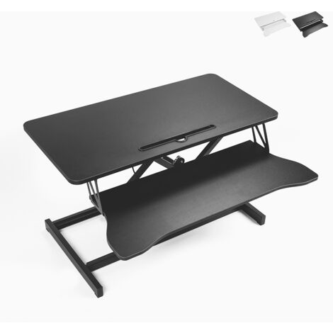 Höhenverstellbarer Desktop-PC-Monitorständer Jallo+ - Schwarz