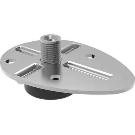 Höhenversteller zum Aufschrauben, ø 28mm H 16mm bis zu 400 kg Stahl/Kunststoff