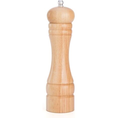 Hölzerne Pfeffermühle für die Küche, Mahlwerkzeug für Gewürze und Würzmittel, elegantes Tischaccessoire