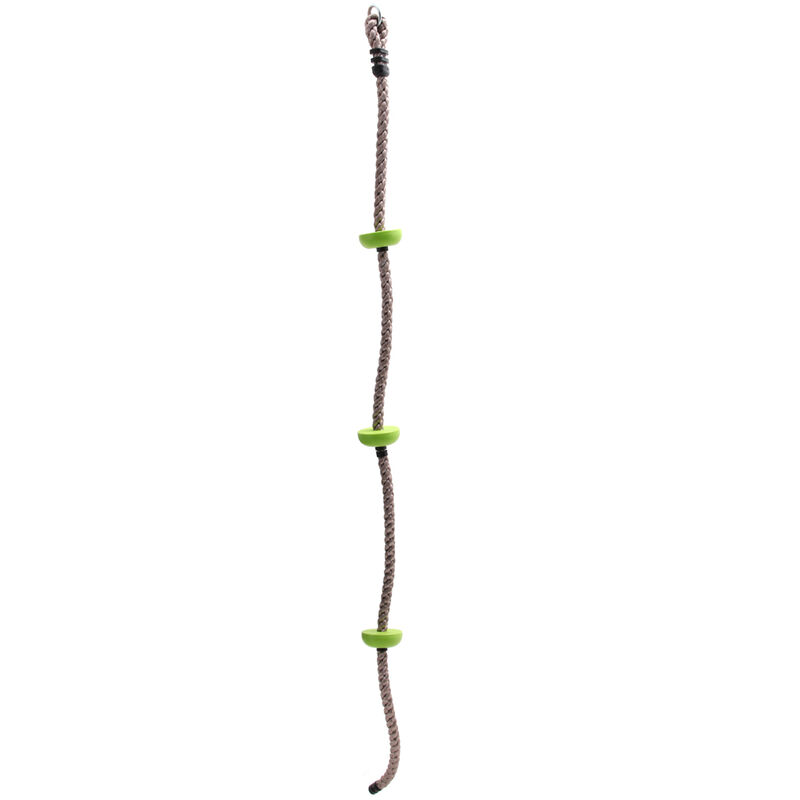 Corde de balançoire Lime longueur 2 mètres, corde d'escalade avec disques de marche - Hörby Bruk