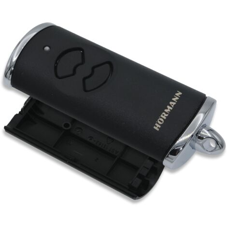 Hörmann Custodia per trasmettitore manuale HSE2BS nera struttura opaca alloggiamento vuoto senza batteria senza scheda di ricambio guscio superiore e inferiore