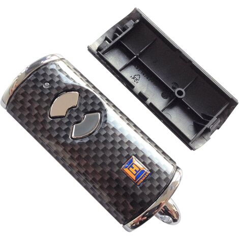 Hörmann Handsender Cover HSE2BS Carbon Optik Leer Gehäuse ohne Batterie